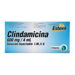 CLINDAMICINA 600MG/ 4ML AMP (BIOESTERIL)