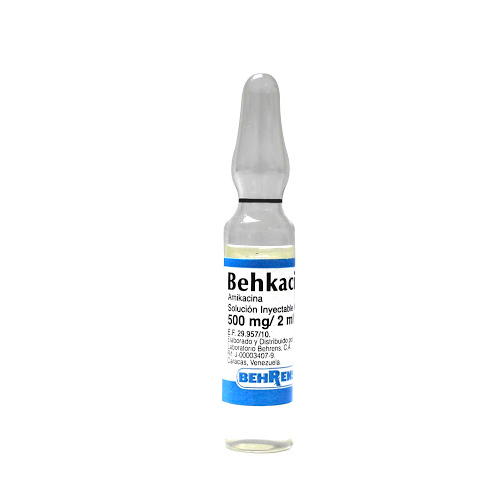BEHKACIN AMIKACINA 500MG/2ML X 1 AMP (BEHRENS)