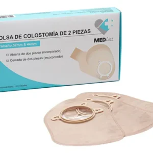 BARRERA CUTANEA DE 2 PIEZAS P/ BOLSA DE COLOSTOMIA 44MM (MEDAID)