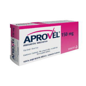 APROVEL 150MG X 14 COMP (IRBESARTAN)(SANOFI)(TABLETAS)