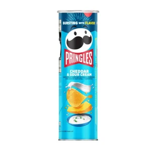 PRINGLES CHEDDAR & SOUR CREAM X 158G