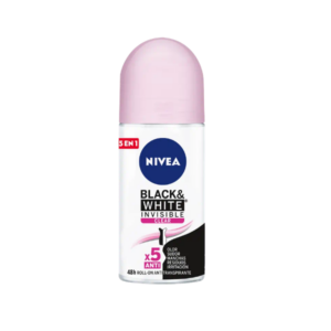 DESODORANTE ROLL-ON NIVEA PARA DAMA 50ML (BLACK AND WHITE)