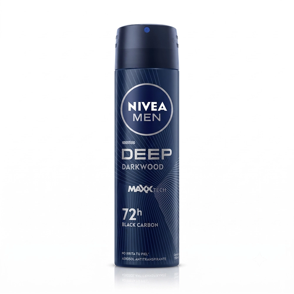 DESODORANTE NIVEA SPRAY MEN DEEP DARKWOOD 72H X 150ML