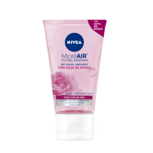 NIVEA GEL FACIAL LIMPIADOR AGUA DE ROSAS 150ML (MICELLAIR)