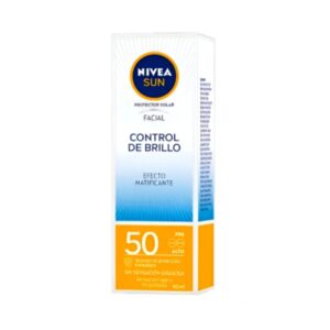 NIVEA PROTECTOR SOLAR CONTROL BRILLO  EFECTO MATE 50FPS  X 50ML