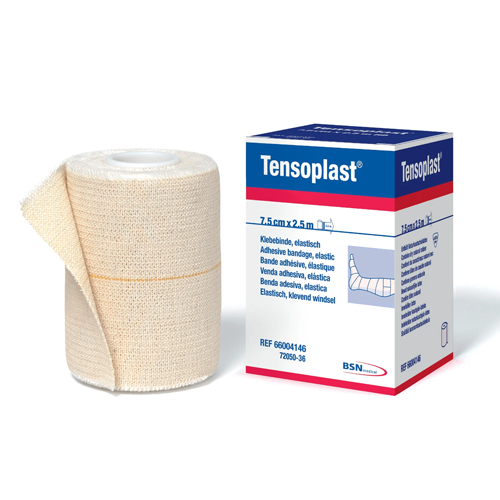 VENDA ELASTICA TENSOPLAST 3″X5YDS (7.5CM X 4.5CM) COLOR PIEL (BSN)