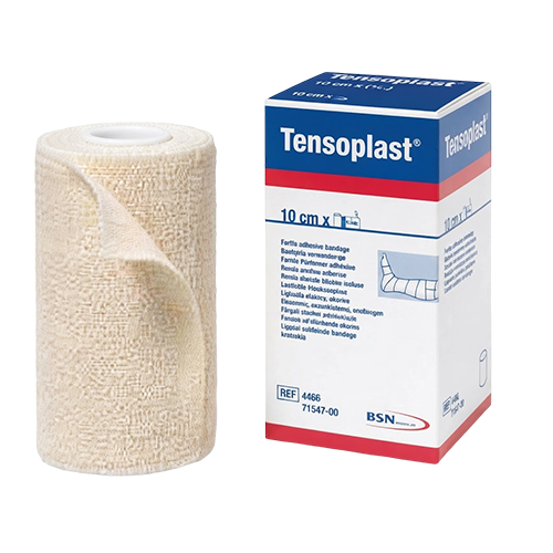 VENDA ELASTICA TENSOPLAST 4″X5 YRDS (10CM X 4.5CM) COLOR PIEL (BSN)