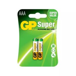 BATERIA AAA SUPER ALKALINA X 2  (GP)(MISCELANEOS)