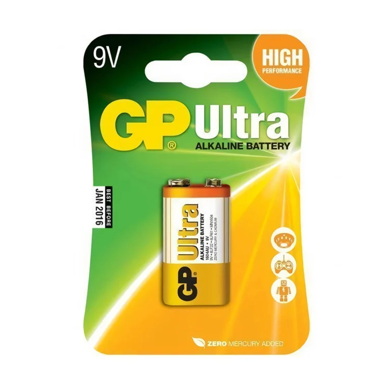 BATERIA ULTRA ALCALINA GP 9V X 1