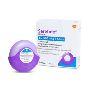 SERETIDE 50/500MCG INH X 60 DOSIS (SAMETEROL/FLUTICASONA) GSK