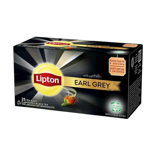 TE NEGRO EARLY GREY 25 SOBRES 40 GR (LIPTON)