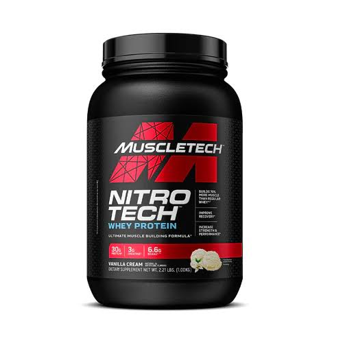 NITRO TECH MUSCLE TECH VAINILLA 2LBS X 22 SERVINGS (MUSCLETECH)