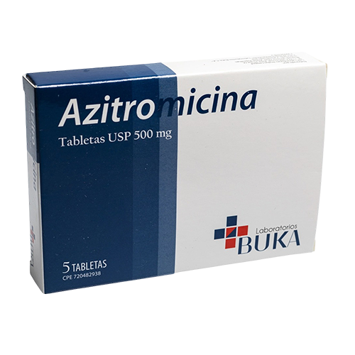AZITROMICINA 500MG X 5 TAB (BUKA)