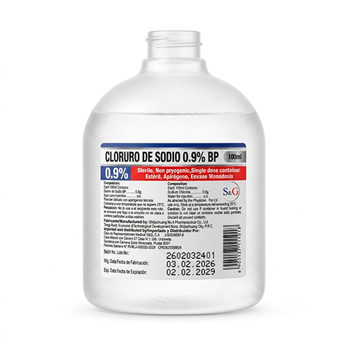 SOLUCION DE CLORURO DE SODIO 0.90 % X 100 ML (S&G)