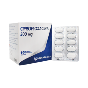 CIPROFLOXACINA 500 MG X 10 TAB – BLISTER (DROTAFARMA)