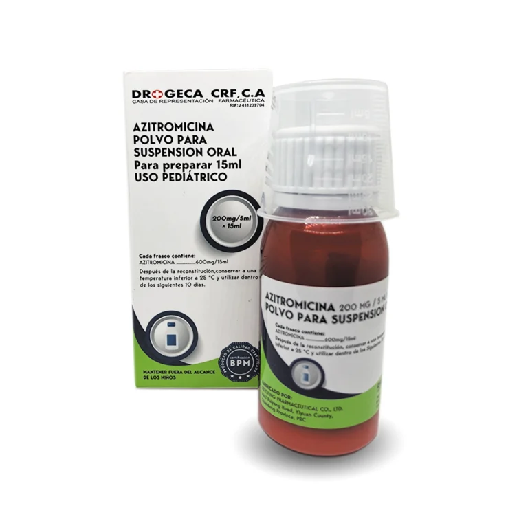AZITROMICINA 200MG/5ML SUSP. 15ML. DROGECA