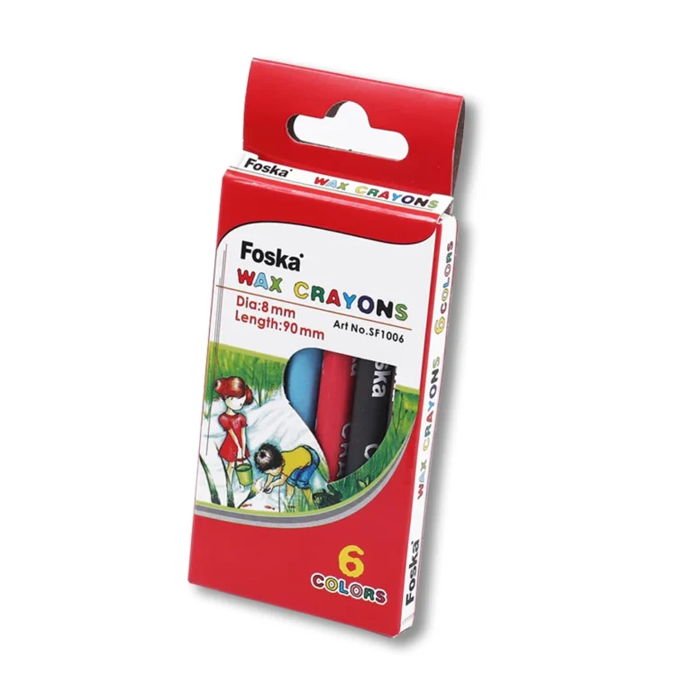 CREYONES DE CERA X 6 UNID (FOSKA)