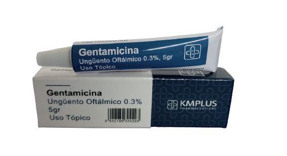 GENTAMICINA 0.3% UNGUENTO OFTA 5GR (KMPLUS) (CREMAS)