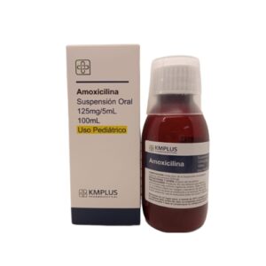 AMOXICILINA 125MG/5ML SUSP X 100ML (KMPLUS) (JARABES)