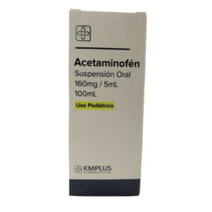 ACETAMINOFEN 160MG/5ML SUSP X 100ML (KMPLUS)(JARABES)
