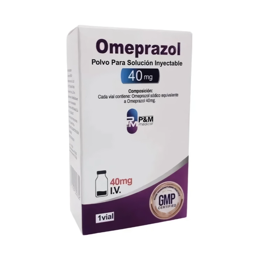 OMEPRAZOL 40 MG X 1 AMP I.V (P&M MEDICAL)