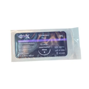 SUTURA VICRYL 1 AGUJA CURVA NO CORTANTE REF. 341 (DEVAX)