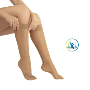 MEDIAS DE COMPRESION 23MMHG-32MMHG A LA RODILLA NEGRA TALLA S PUNTA CERRADA (INS
