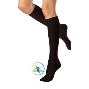 MEDIAS DE COMPRESION 23MMHG-32MMHG A LA RODILLA NEGRA TALLA XL PUNTA CERRADA (IN