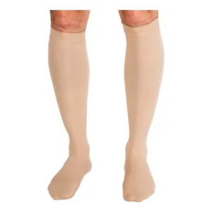MEDIAS DE COMPRESION 23MMHG-32MMHG AL MUSLO NEGRA TALLA XL PUNTA CERRADA (INSUAM