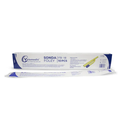 SONDA FOLEY DE LATEX #18FR 2 VIAS X 1 (VALEMEDIC)