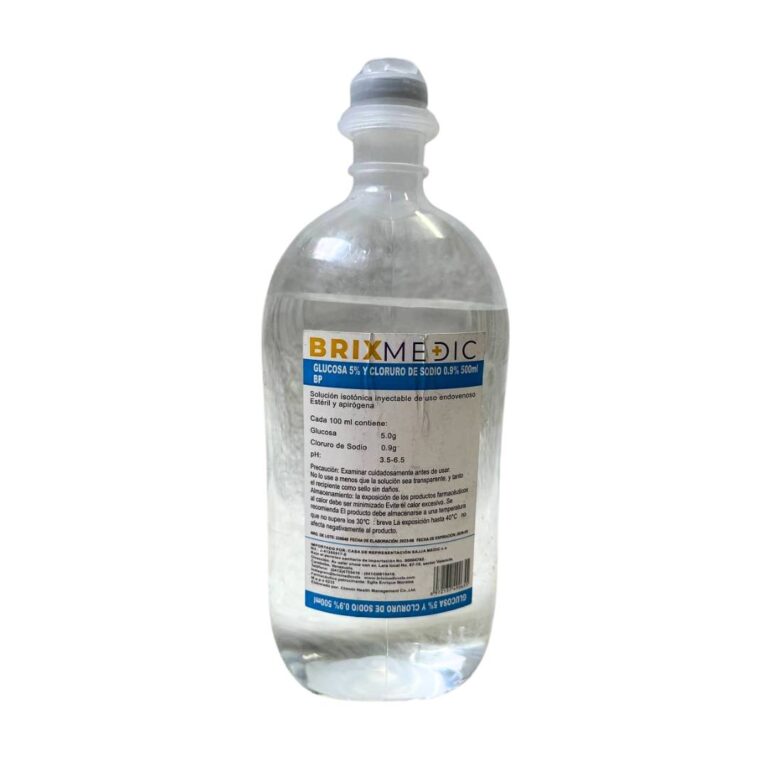 SOLUCION GLUCOFISIOLOGICA ( GLUCOSA 5% / 0.9% 500ML) BRIXMEDIC