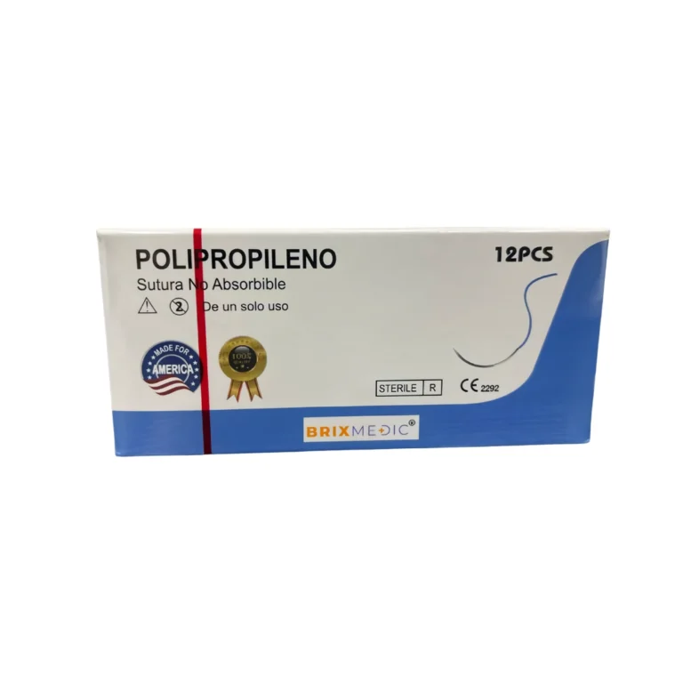 PROLENE 2-0 AGUJA RECTA CORTANTE 60MM (BRIXMEDIC)