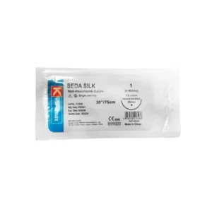 SUTURA SEDA 1 SH AGUJA CURVA TRENZADA NO CORTANTE REF K835H (KAREMAX)(MMQ)