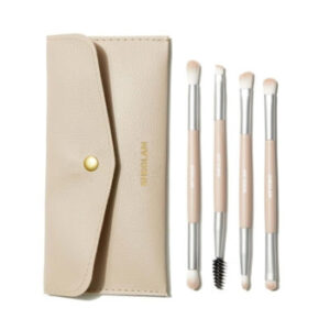 SET DE BROCHAS PARA OJOS CON ESTUCHE X 4 PIEZAS (SHEGLAM)