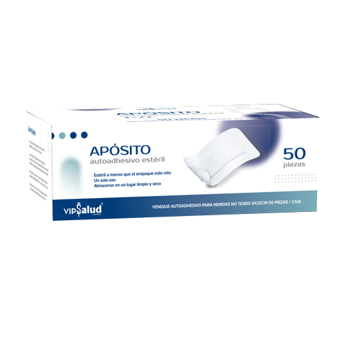 APOSITO AUTOADHESIVO ESTERIL 9CM X 25CM (VIPSALUD)(MMQ)