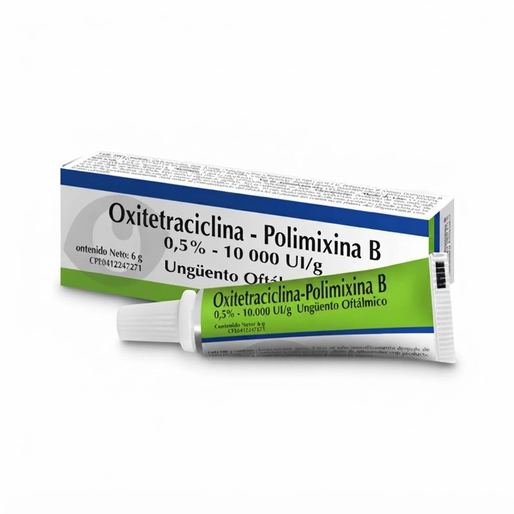 # OXITETRACICLINA-POLIMIXINA B 0.5%-10.000UI7 6 G UNG (ZUKATI)