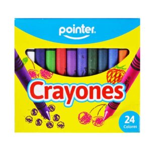 CREYONES DE CERA X 24 UNID (POINTER)