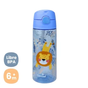 TERMO DE PLASTICO CON PITILLO 600 ML (GENIAL)
