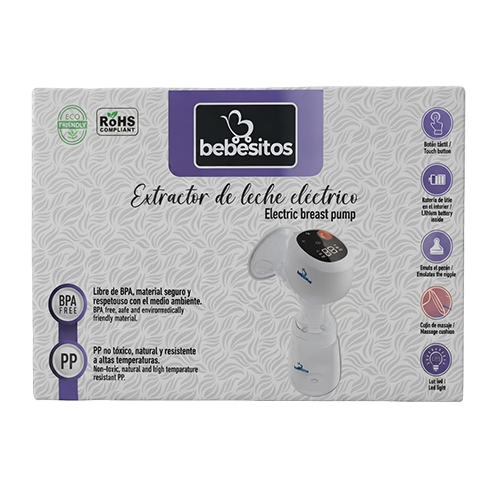 EXTRACTOR DE LECHE ELECTRICO BREAST PUMP (BEBESITOS)