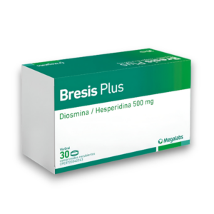 BRESIS PLUS 500MG X 30 TAB (DIOSMINA/HESPERIDINA) (MEGALABS)