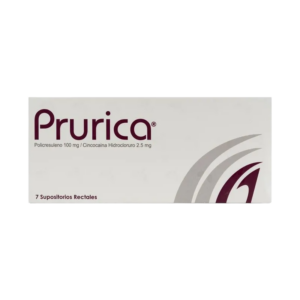 PRURICA 100MG/2,5MG X 7 SUPOSITORIO RECTAL (BARGONIL)