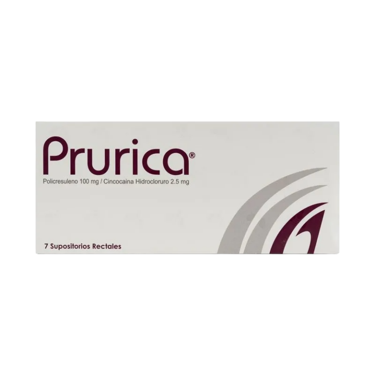 PRURICA 100MG/2,5MG X 7 SUPOSITORIO RECTAL (BARGONIL)