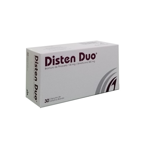 DISTEN DUO 100 MG / 300 MG X 30 TAB (BROMURO DE PINAVERIO / SIMETICONA) (MALLEN)