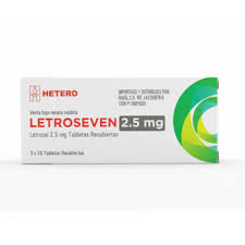 LETROSEVEN 2.5 MG X 30 TAB (LETROZOL) (HETERO)