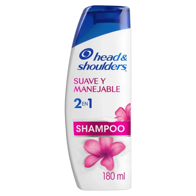 SHAMPOO HEAD & SHOULDERS 180ML SUAVE Y MANEJABLE 2 EN 1 (P&G)