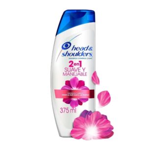 SHAMPOO HEAD & SHOULDERS 375ML SUAVE Y MANEJABLE 2 EN 1 (P&G)
