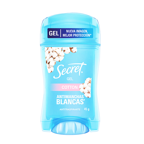 DESODORANTE SECRET EN GEL POWDER PROTECT COTTON 45G