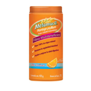 METAMUCIL EN POLVO SABOR NARANJA 425G LABORATORIOS FARMA, S.A.