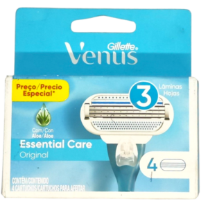 CARTUCHO PARA AFEITADORA ESSENTIAL CARE X4 UND GILLETTE