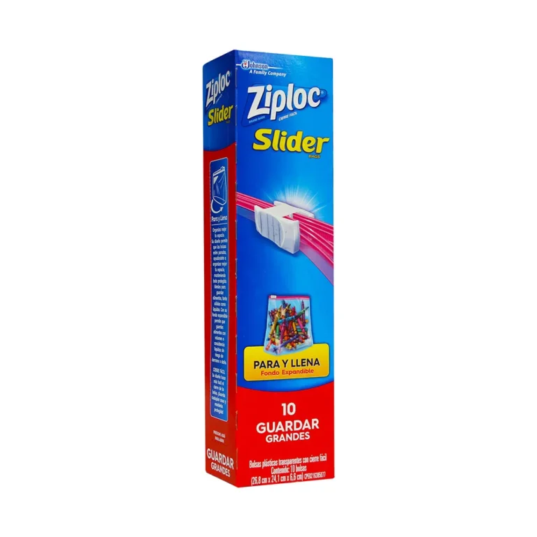 ZIPLOC BOLSA CON CIERRE DESLIZABLE X10 SC JOHNSON